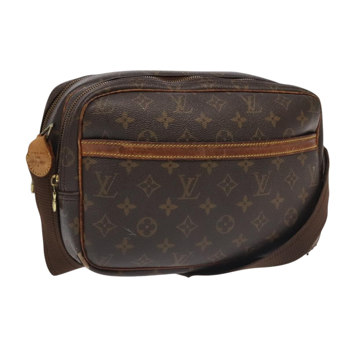 LOUIS VUITTON Monogram Reporter PM Shoulder Bag M45254 LV fm4215