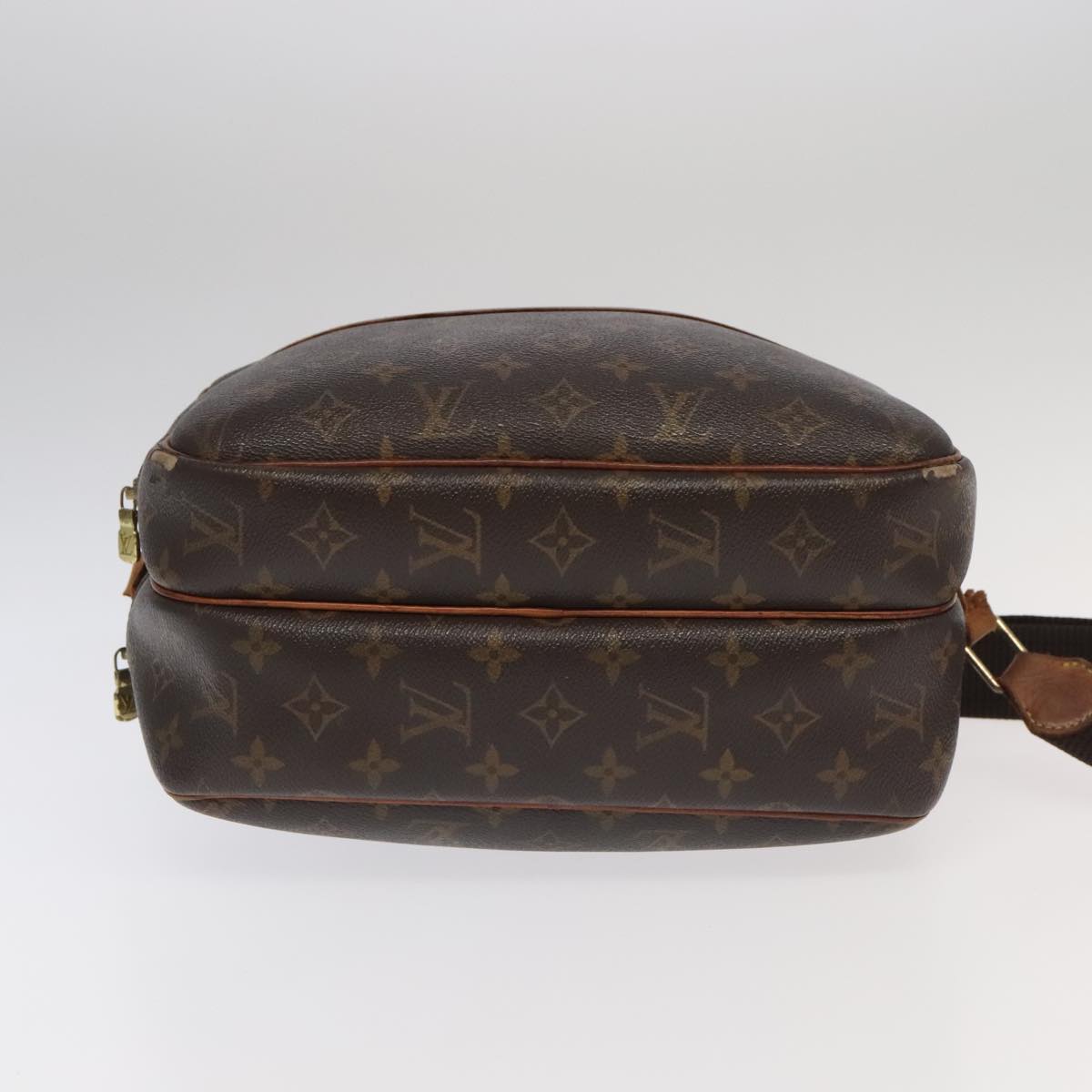 LOUIS VUITTON Monogram Reporter PM Shoulder Bag M45254 LV fm4215