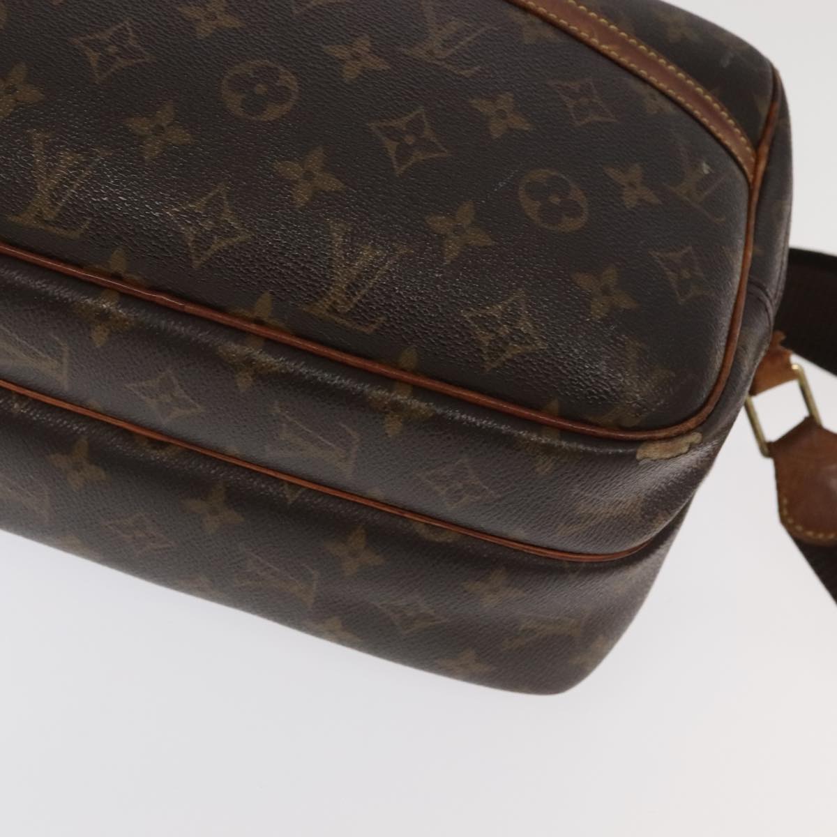 LOUIS VUITTON Monogram Reporter PM Shoulder Bag M45254 LV fm4215