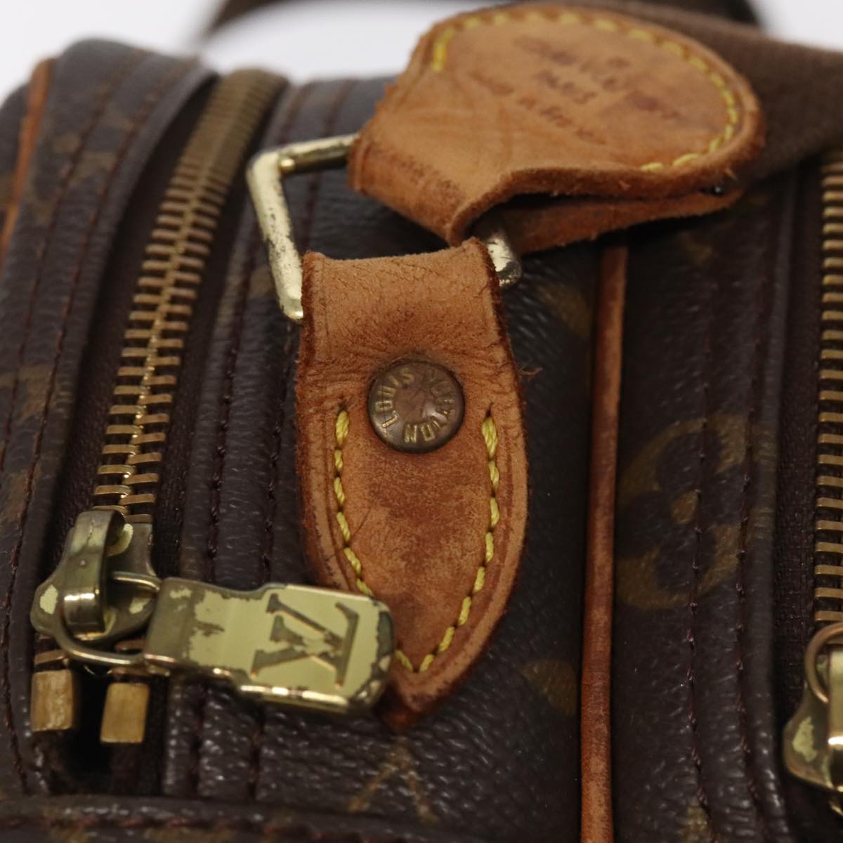 LOUIS VUITTON Monogram Reporter PM Shoulder Bag M45254 LV fm4215