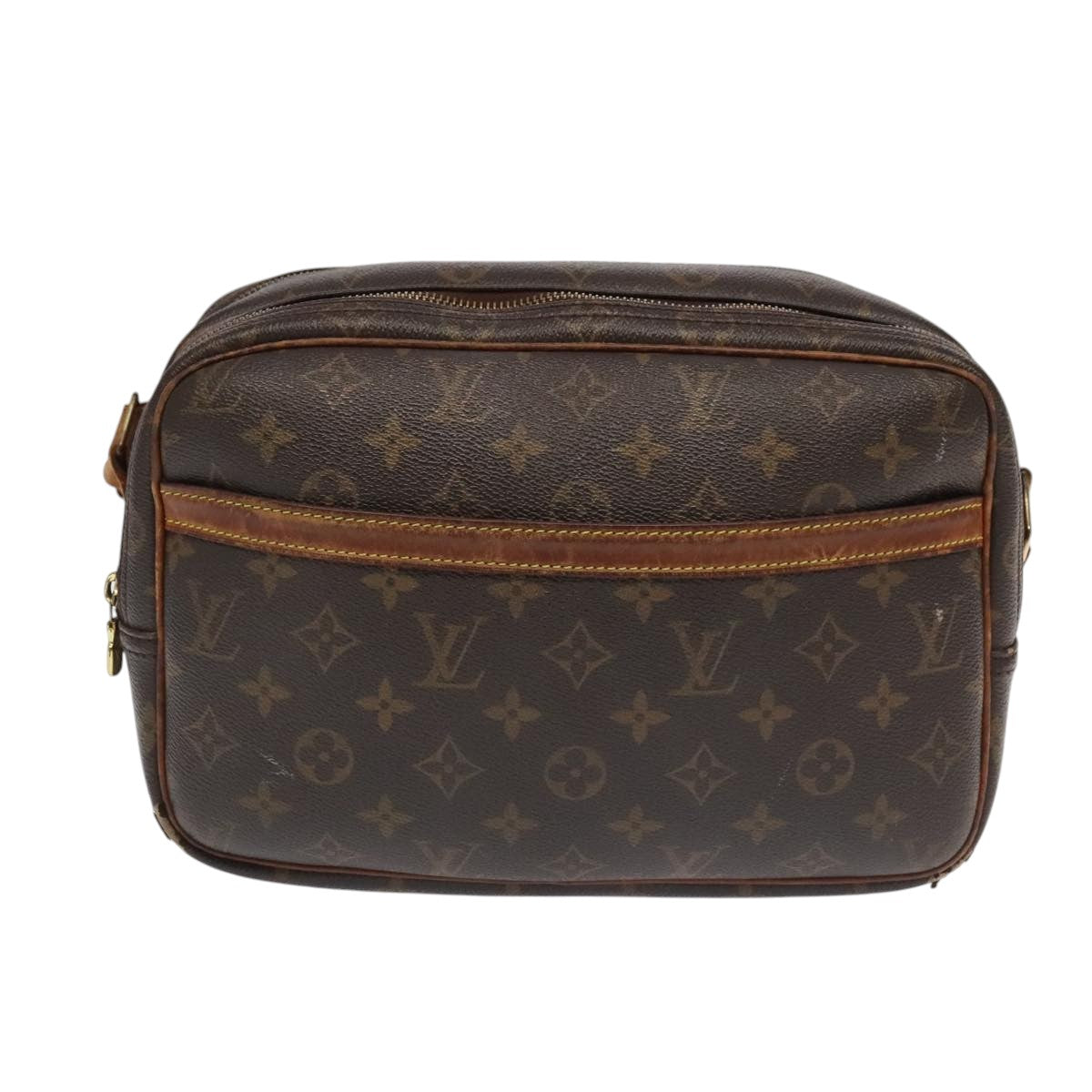 LOUIS VUITTON Monogram Reporter PM Shoulder Bag M45254 LV fm4215