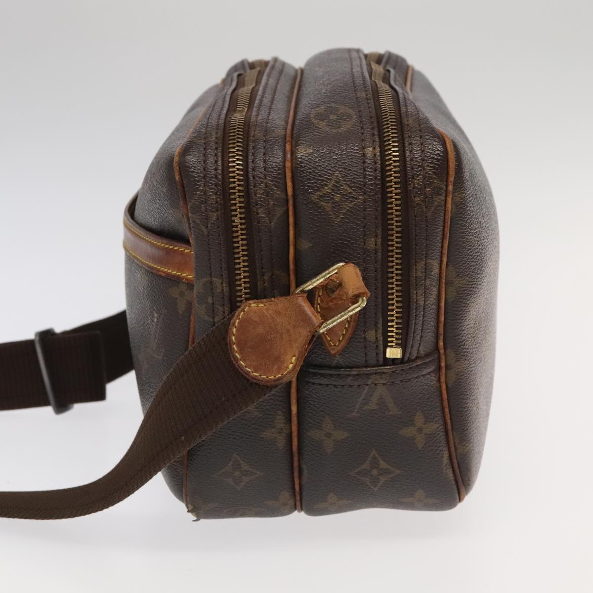 LOUIS VUITTON Monogram Reporter PM Shoulder Bag M45254 LV fm4215