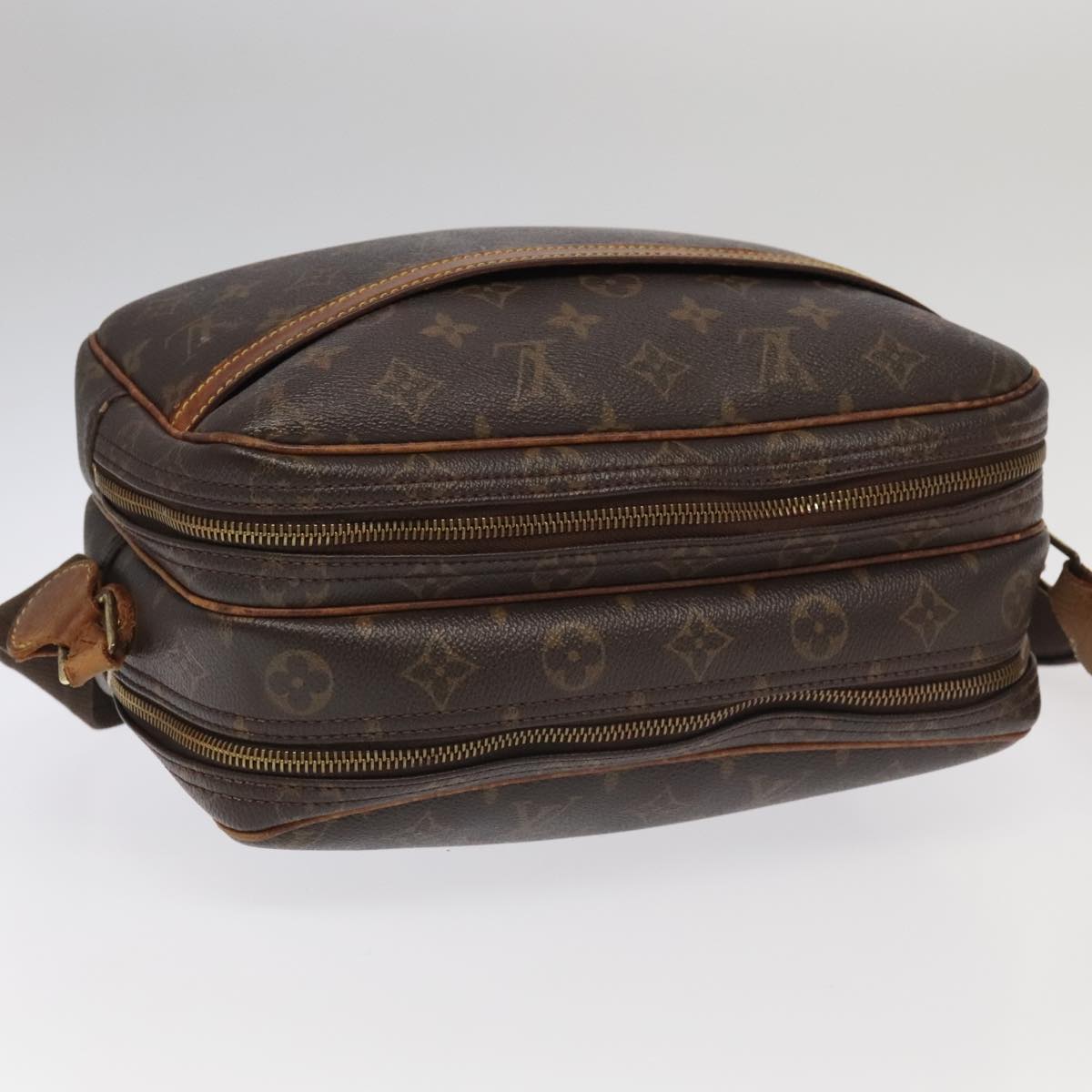 LOUIS VUITTON Monogram Reporter PM Shoulder Bag M45254 LV fm4215