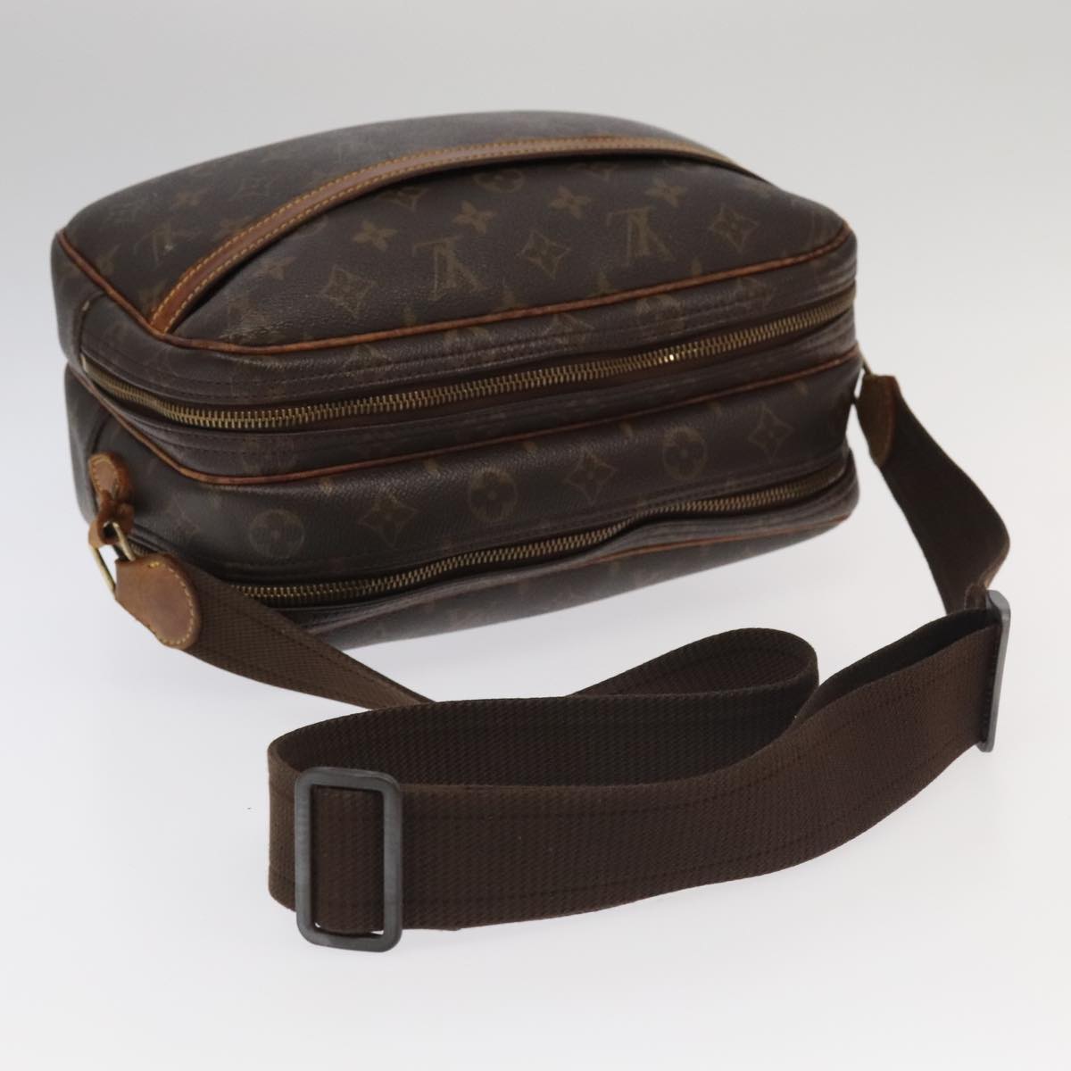 LOUIS VUITTON Monogram Reporter PM Shoulder Bag M45254 LV fm4215