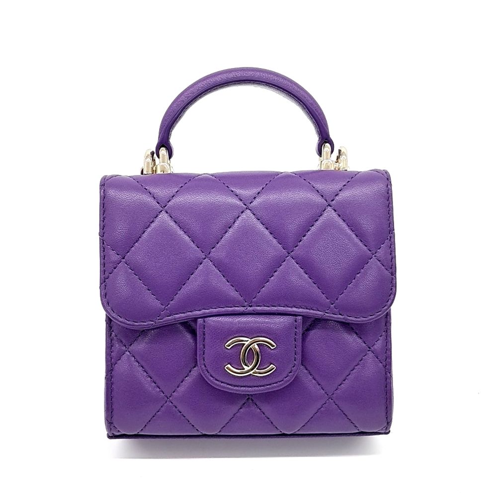Chanel Top Handle Mini Chain Cross Bag (10124487)
