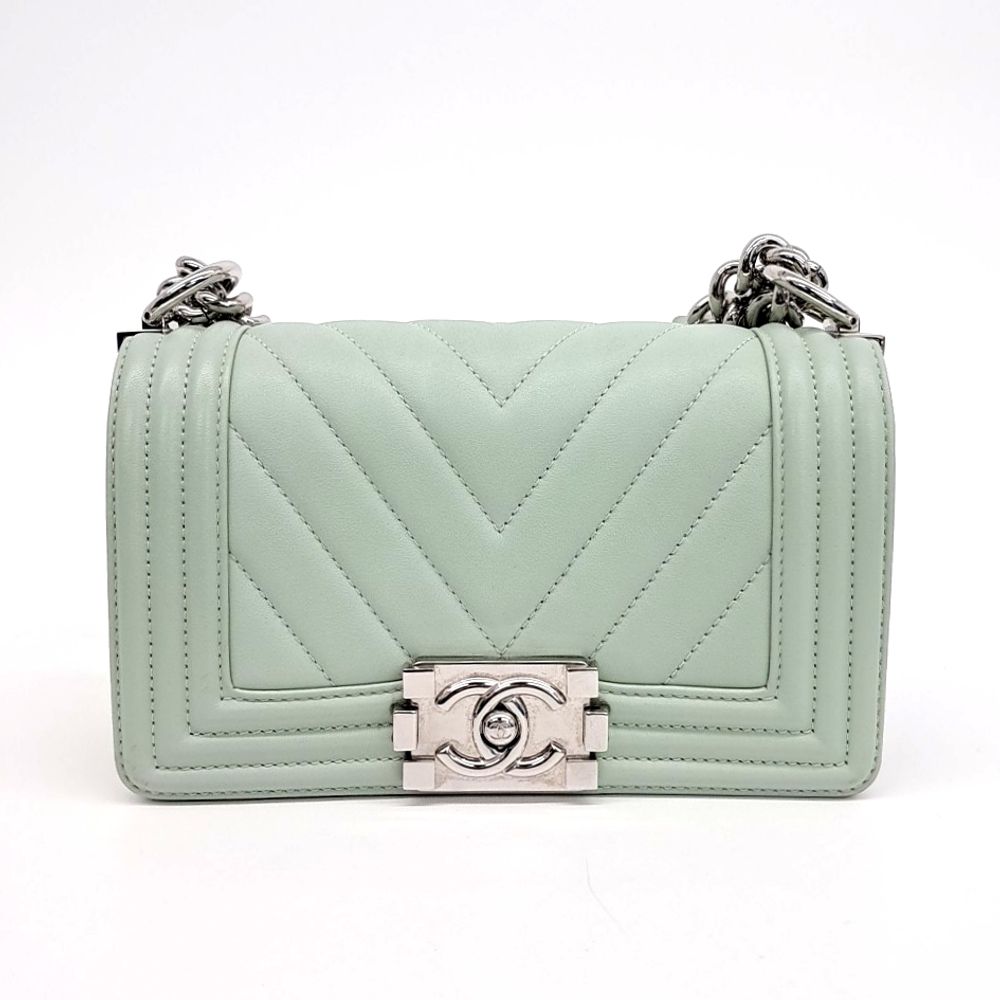 Chanel Chevron Boy Bag Small (10138362)