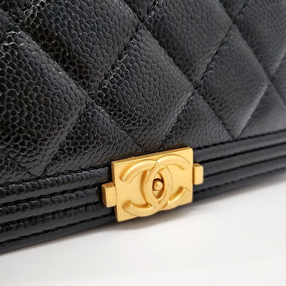 Chanel Caviar Boy Woc Mini Cross Bag (10166681)
