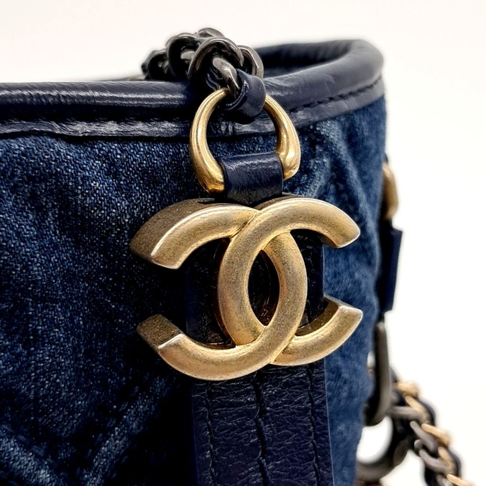 Chanel Denim Gabrielle Hobo Bag Small As0865 (10170874)