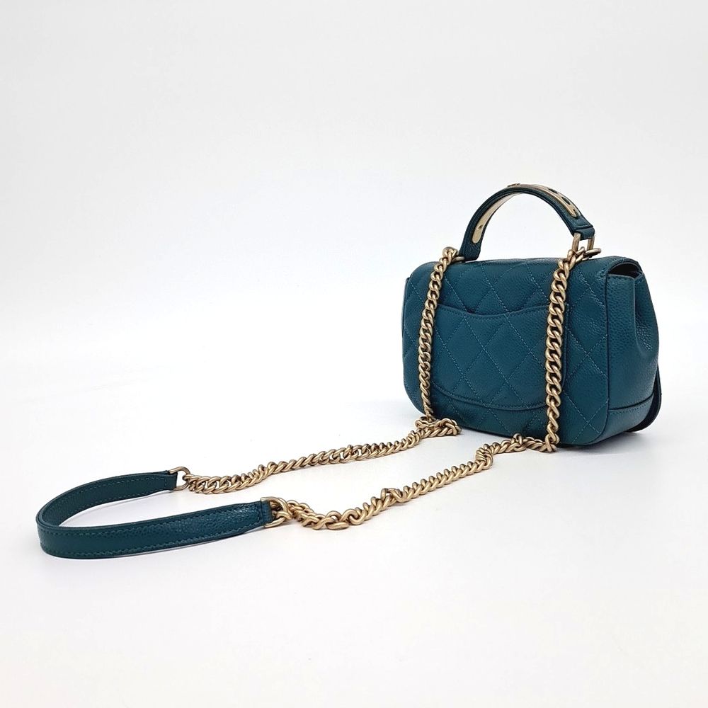 Chanel Caviar Top Handle Tote And Shoulder Bag (10174916)