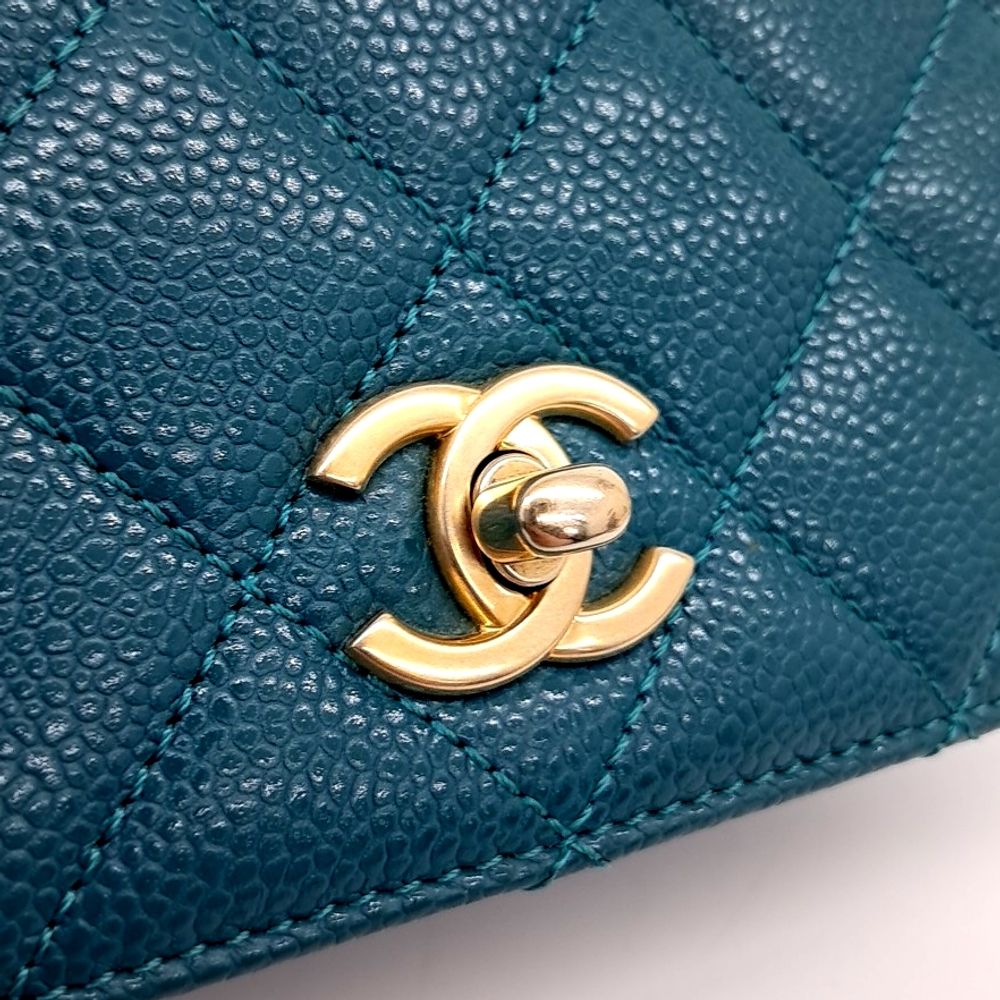 Chanel Caviar Top Handle Tote And Shoulder Bag (10174916)