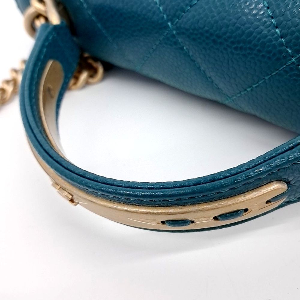 Chanel Caviar Top Handle Tote And Shoulder Bag (10174916)