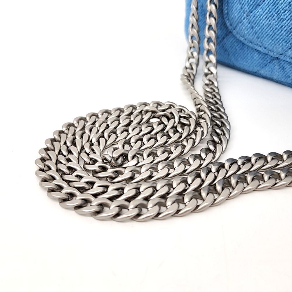 Chanel Denim Heart Ball New Mini Cross Bag As3828 (10175814)