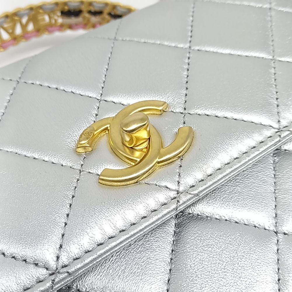 Chanel Rainbow Top Handle Chain Bag (10176943)