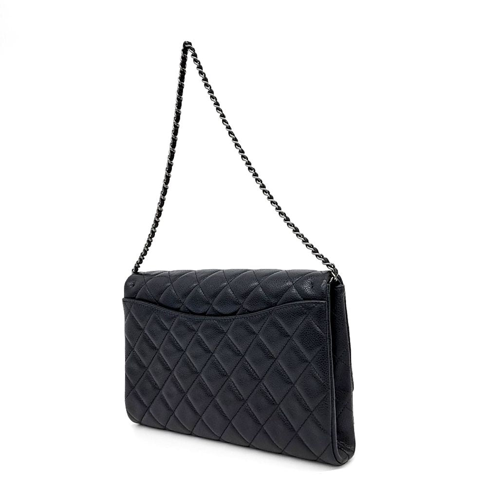 Chanel Caviar Clutch And Shoulder Bag (10179103)