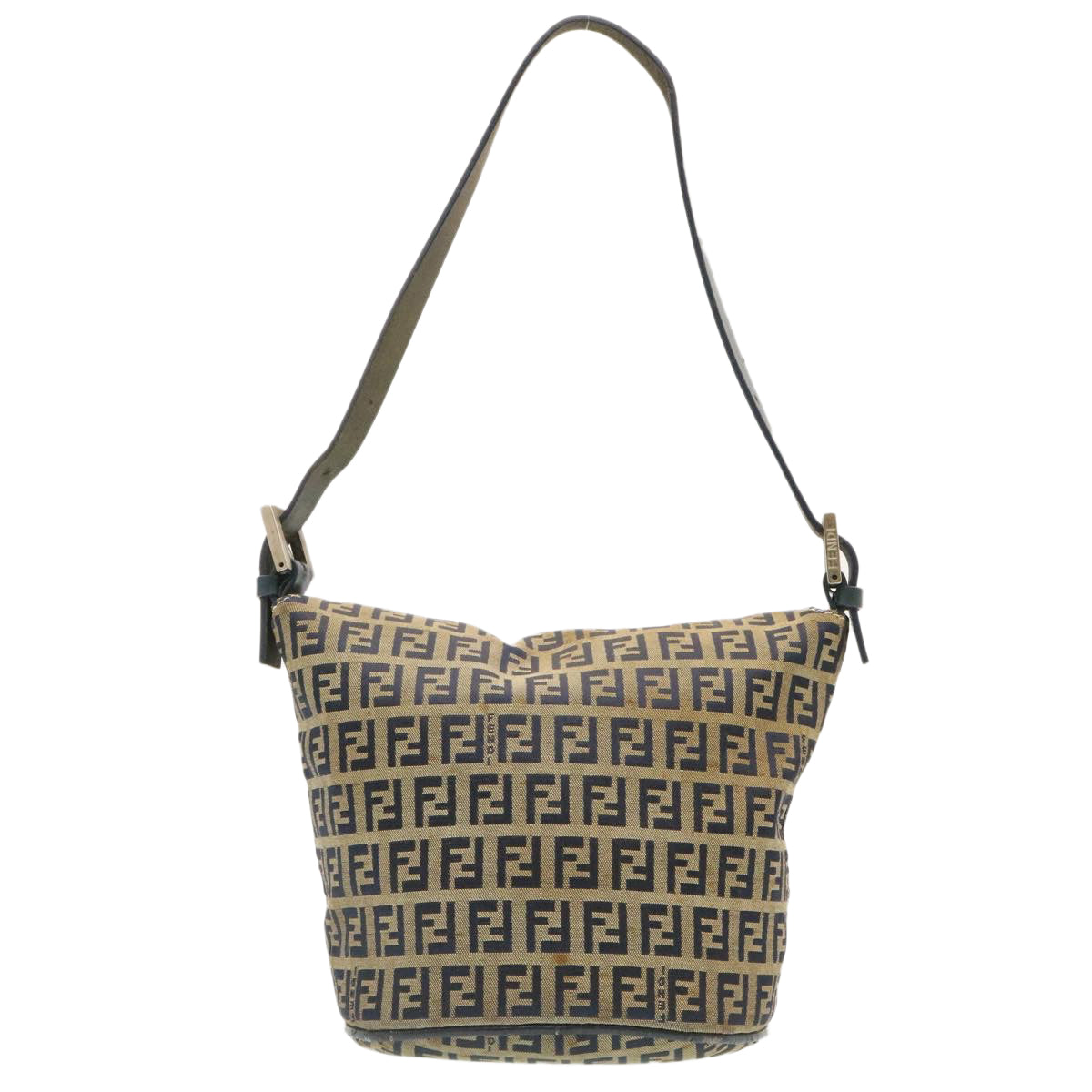 FENDI ZucchinoCanvas Shoulder Bag Brown am1690g