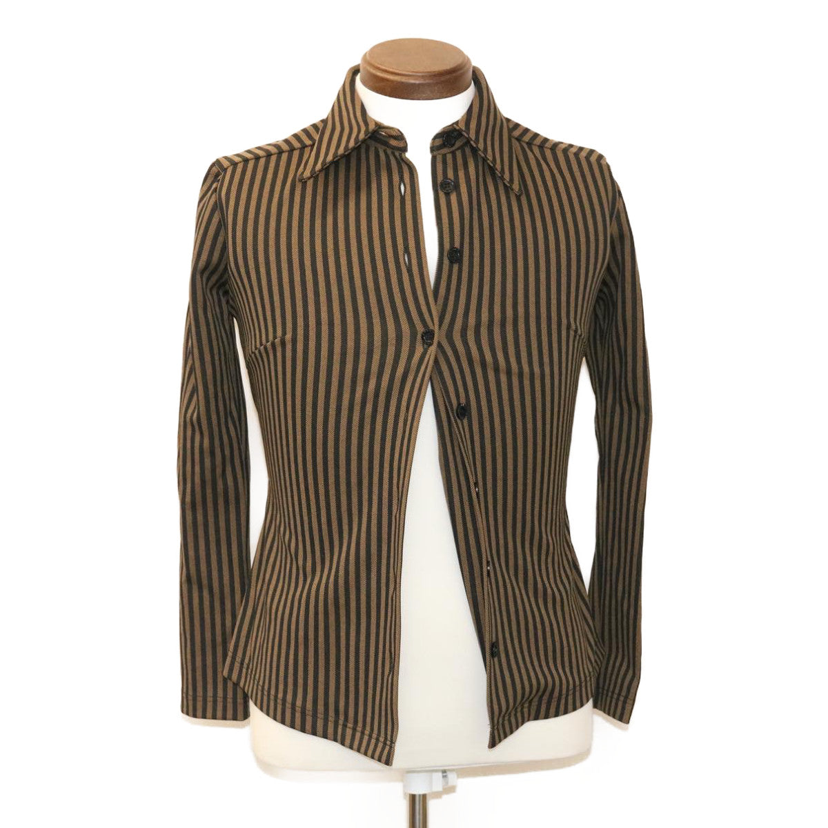 FENDI Pecan Jacket Nylon Black Brown am1724g