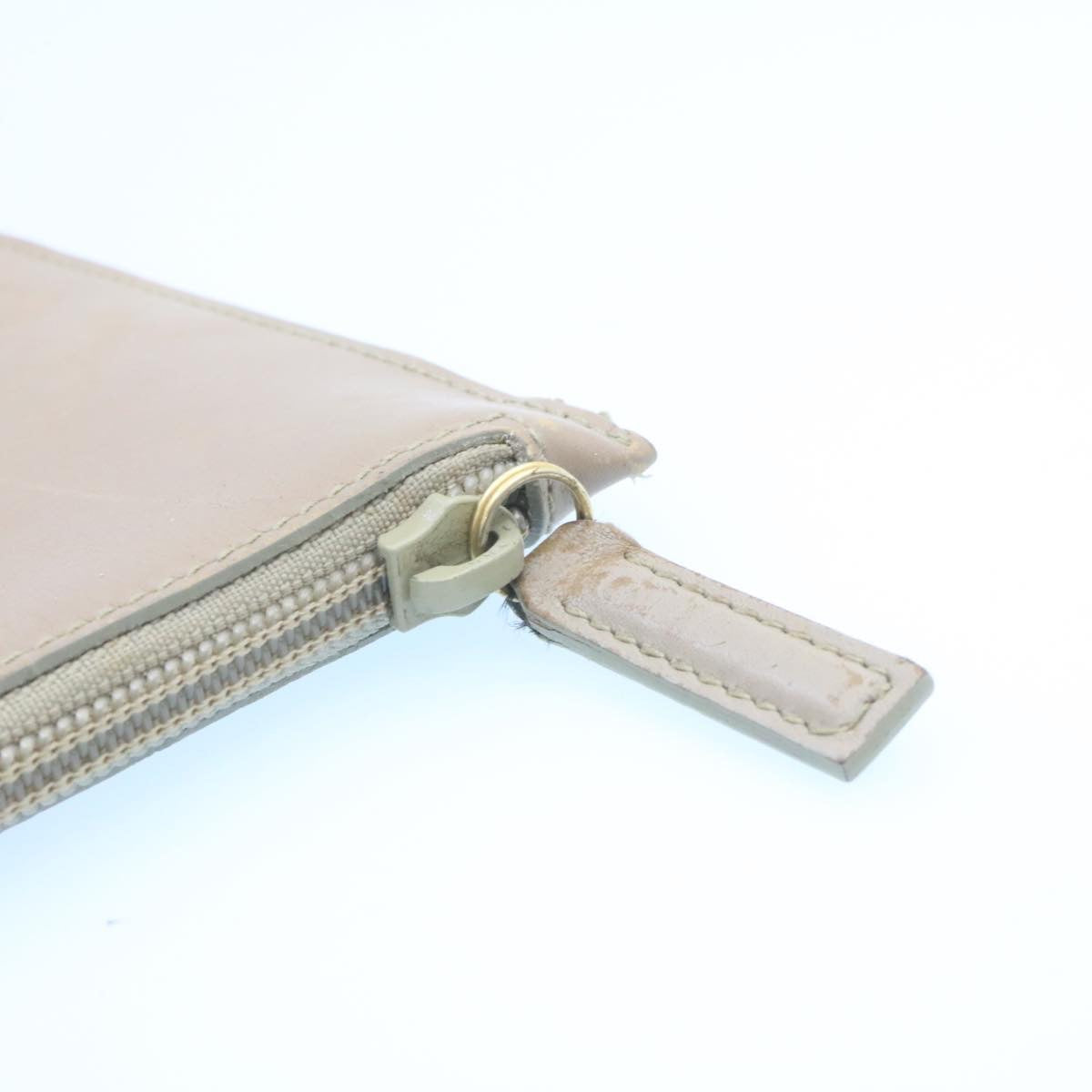 GUCCI Pouch Leather Gray am1843g
