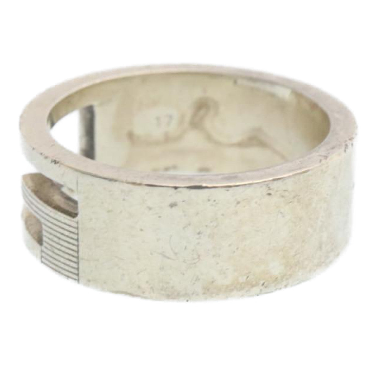 GUCCI Ring 2 Set size 7 and 16 Silver am2085g