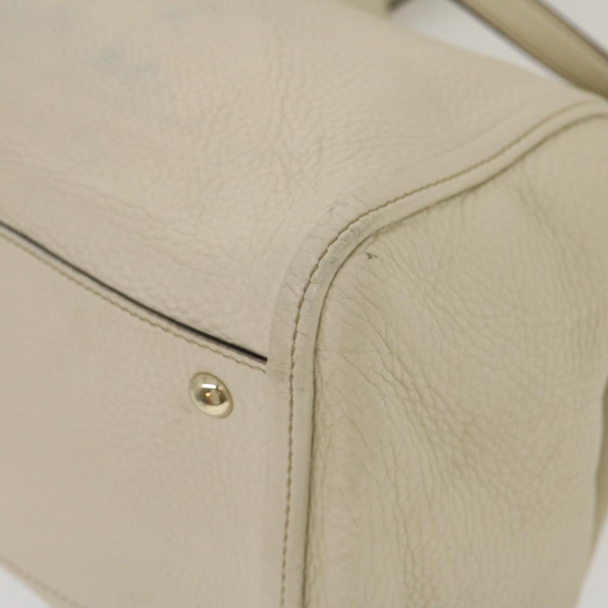 GUCCI Soho Fringe Tote Bag White am2471g