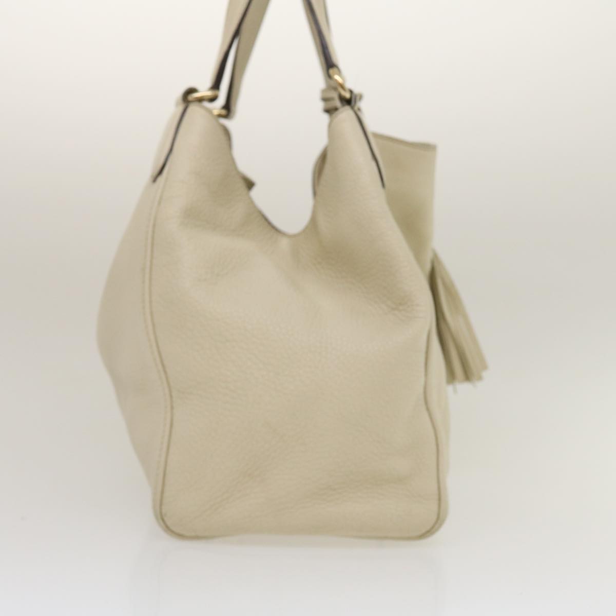 GUCCI Soho Fringe Tote Bag White am2471g