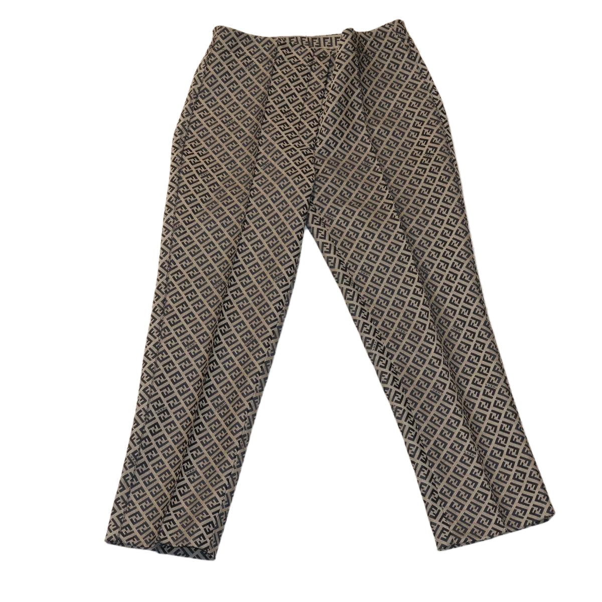 FENDI Zucchino Canvas Pants Navy am2654g