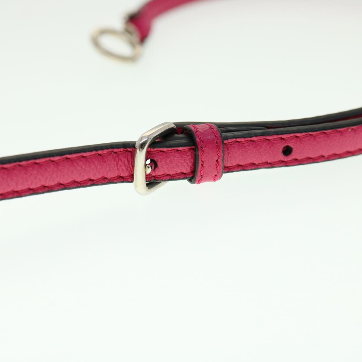 FENDI Micro Peek A Boo Hand Bag Leather 2way Pink am2705gA