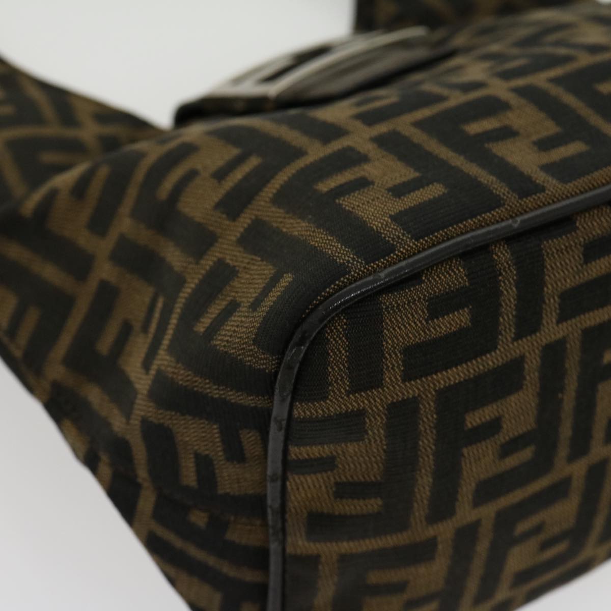 FENDI Zucca Canvas Mamma bucket Shoulder Bag Brown am2731g