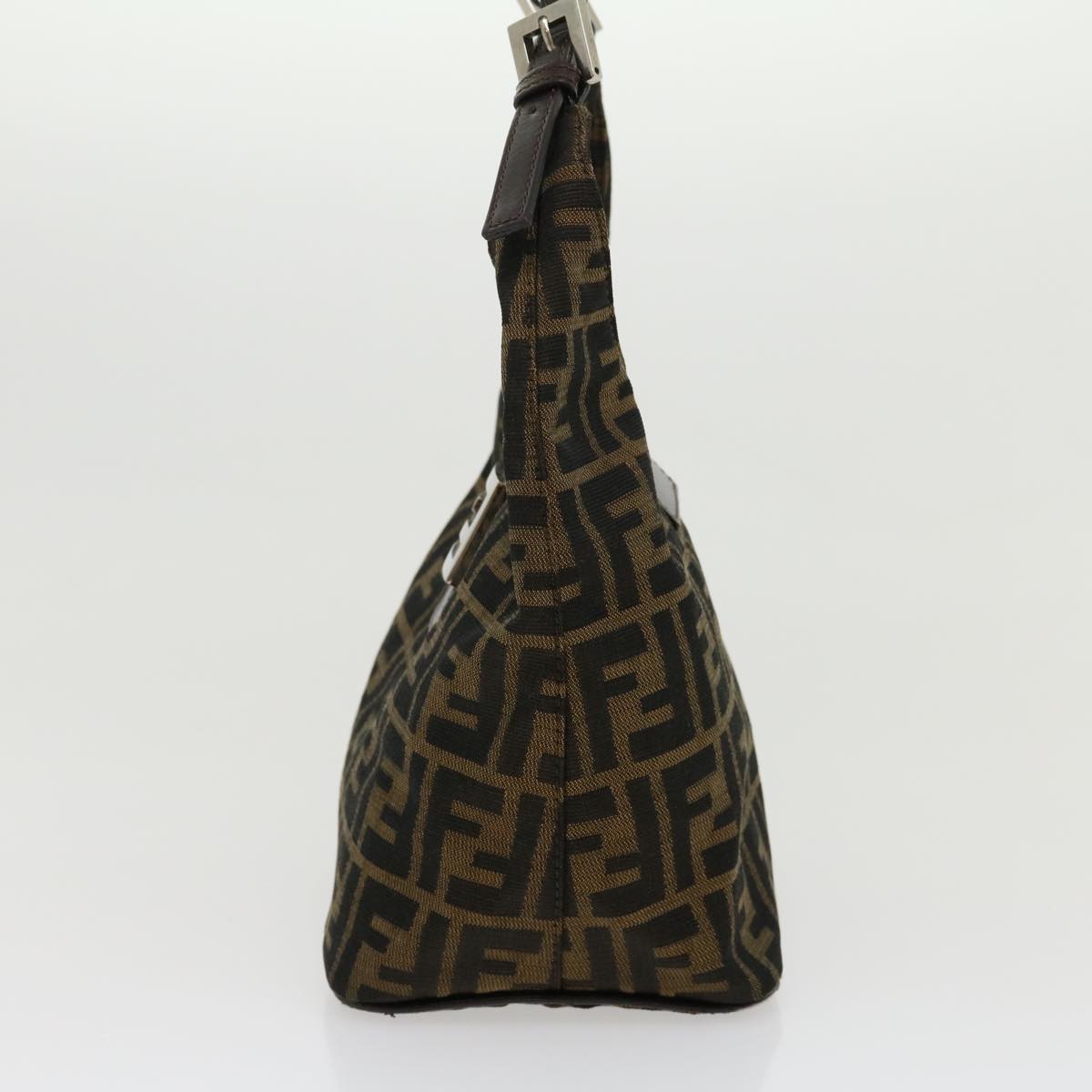 FENDI Zucca Canvas Mamma bucket Shoulder Bag Brown am2731g