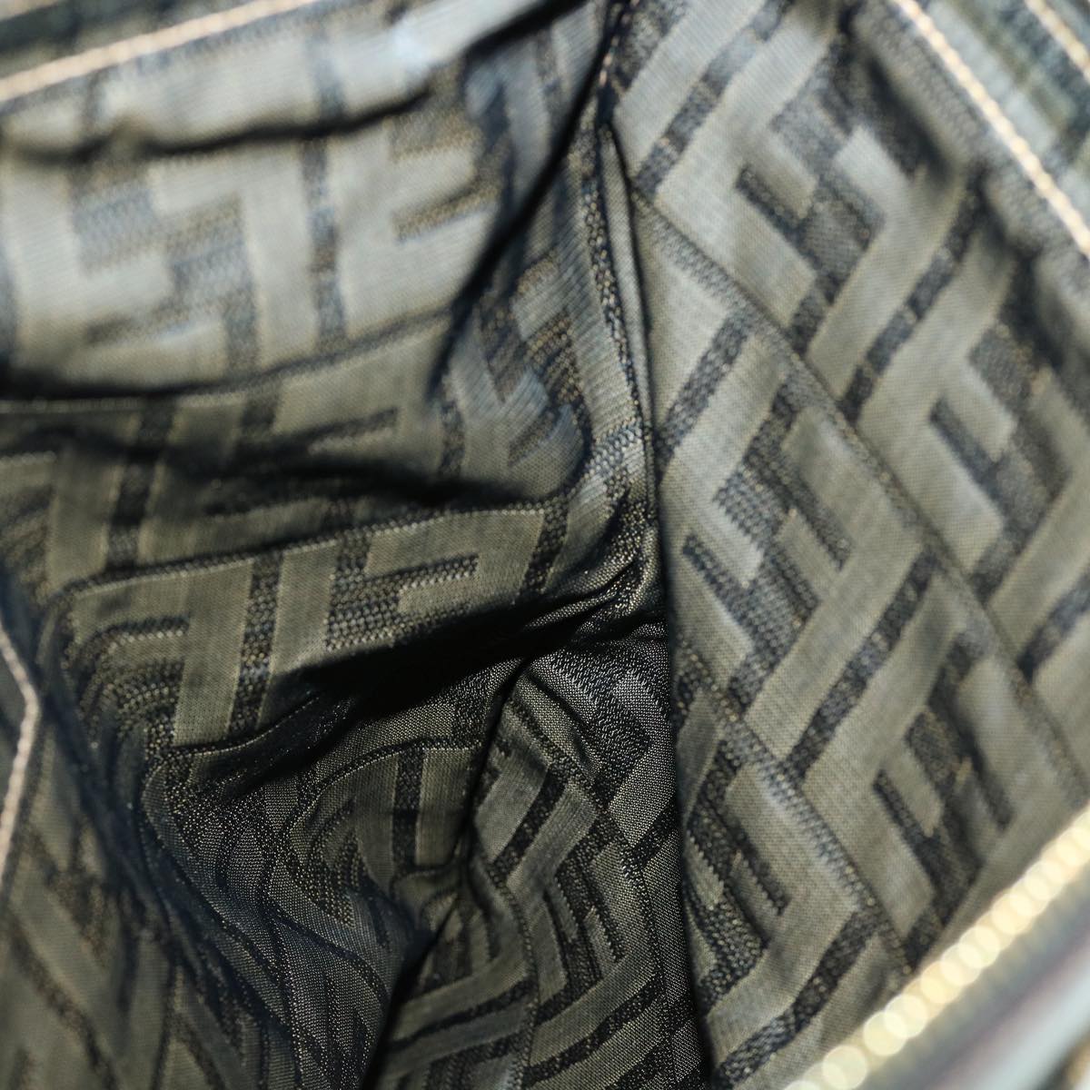 FENDI Zucca Canvas Clutch Bag Brown am2779g