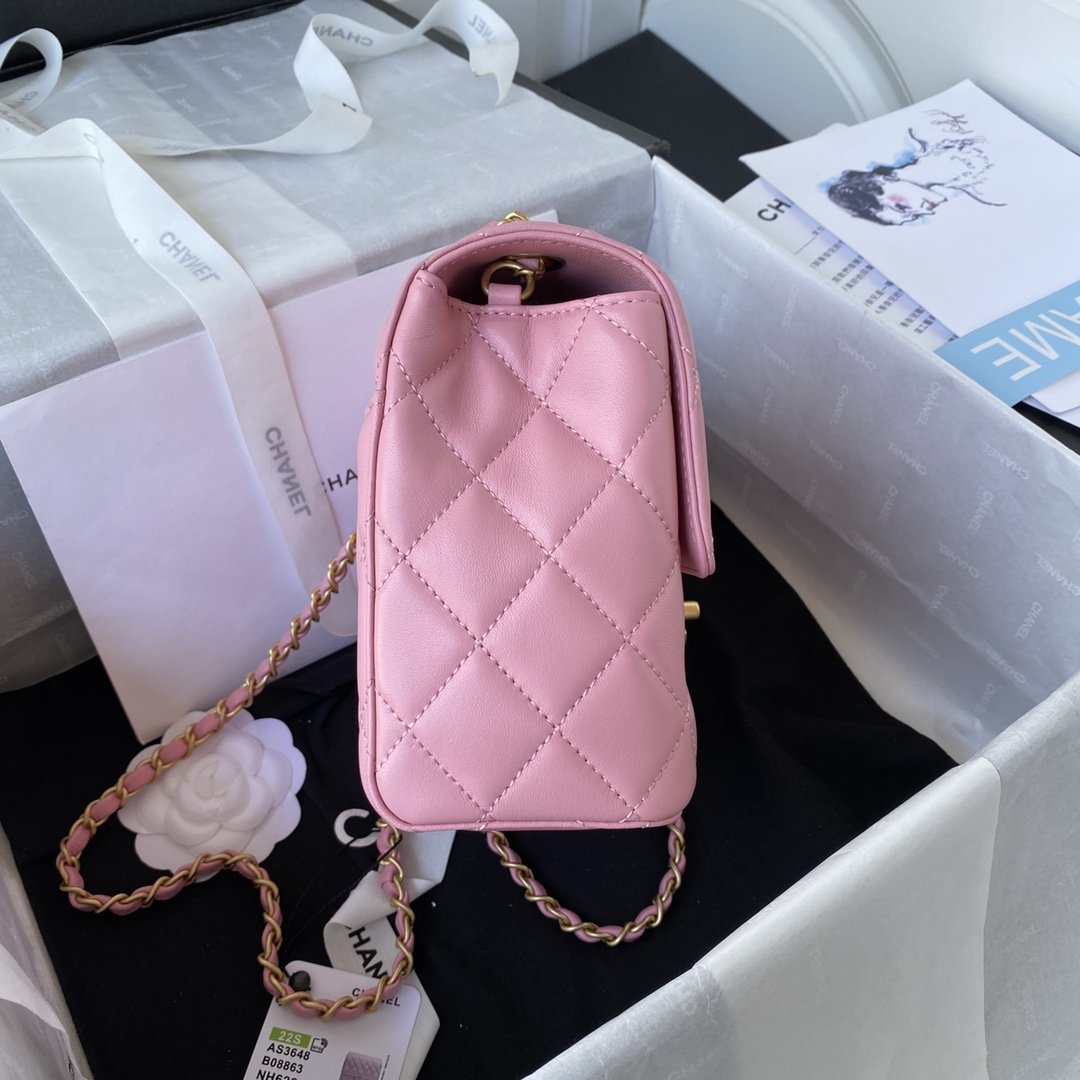 CHLMini Flap Bag PiNike For Women, Women’s Bags 6.7in/17cm