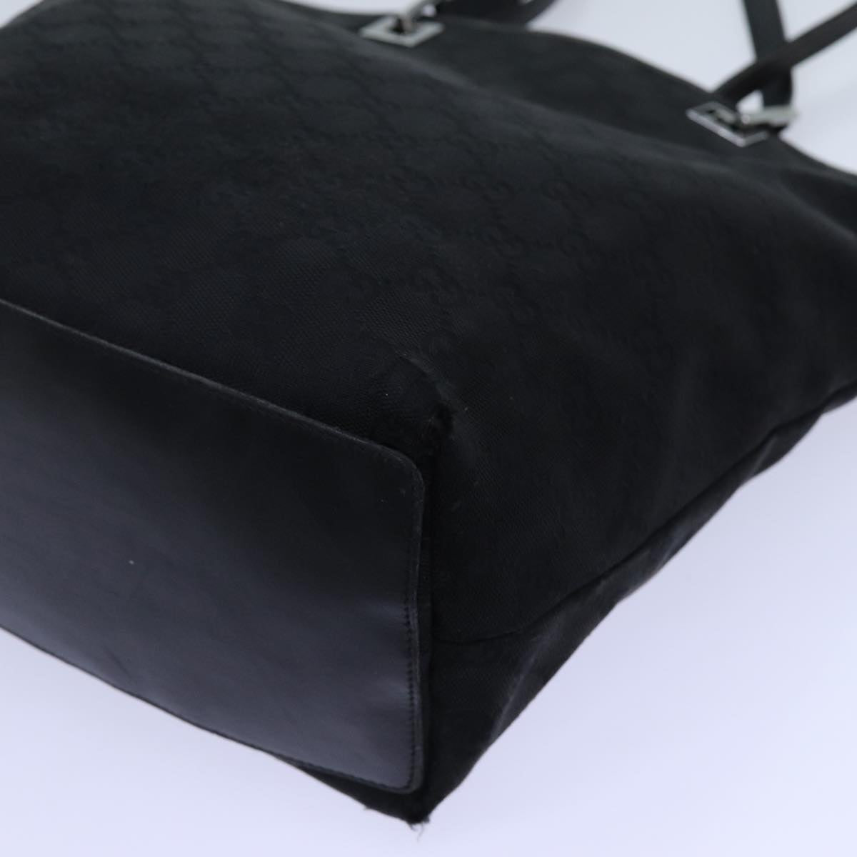 GUCCI GG Canvas Tote Bag Black hk1195