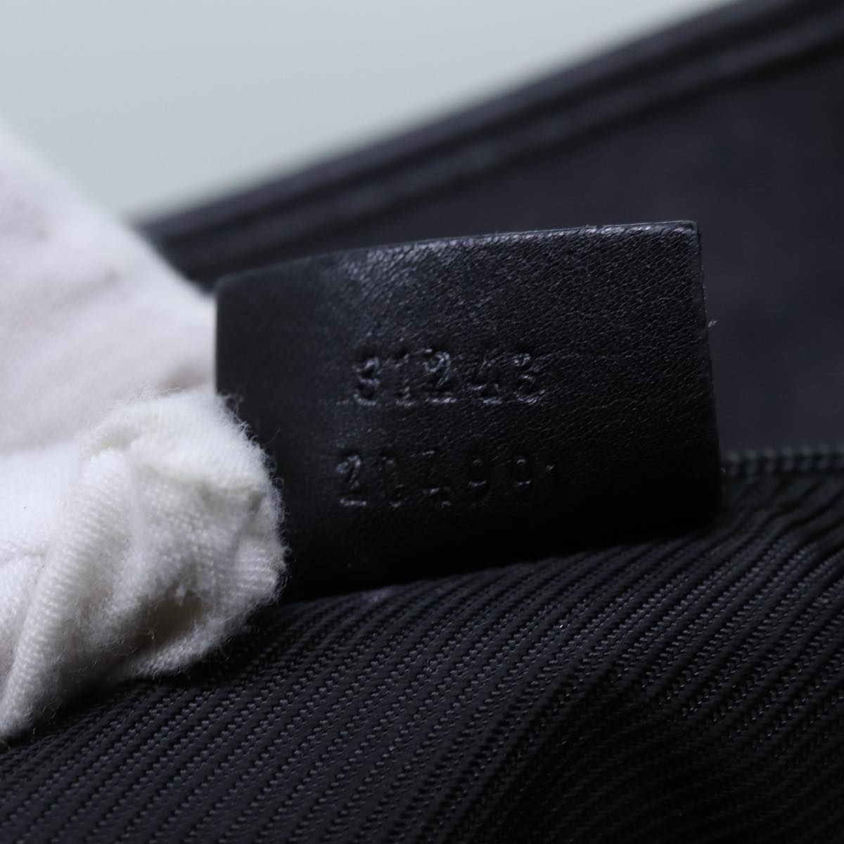 GUCCI GG Canvas Tote Bag Black hk1195