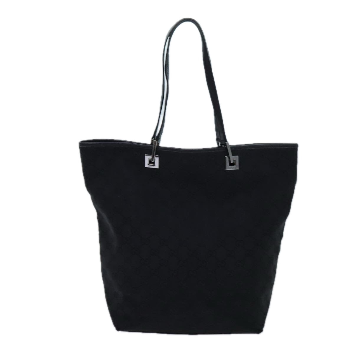 GUCCI GG Canvas Tote Bag Black hk1195