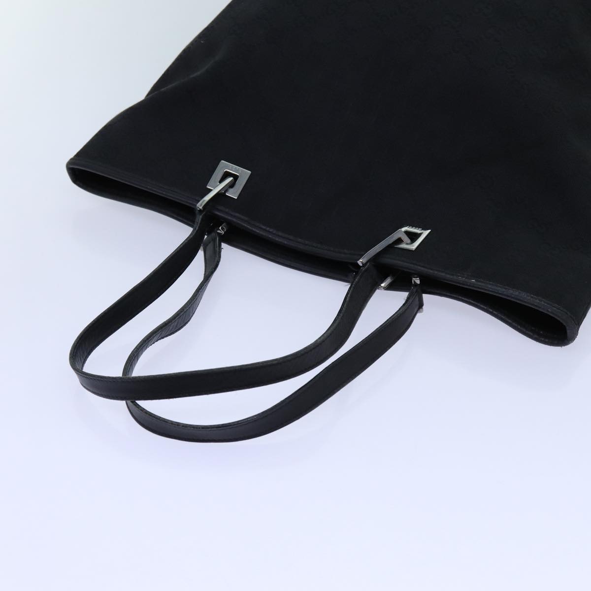 GUCCI GG Canvas Tote Bag Black hk1195