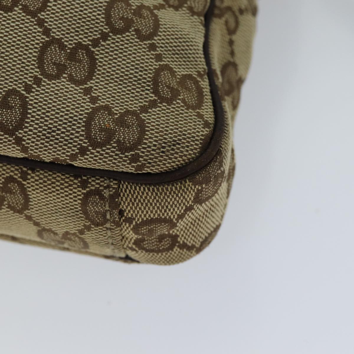 GUCCI GG Canvas Shoulder Bag Beige 92551 hk1276