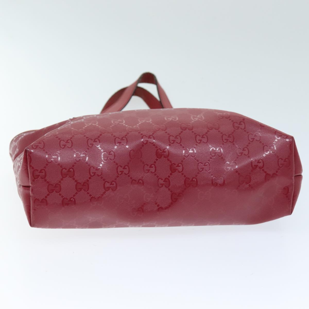 GUCCI GG Canvas Tote Bag Red 211138 hk1291