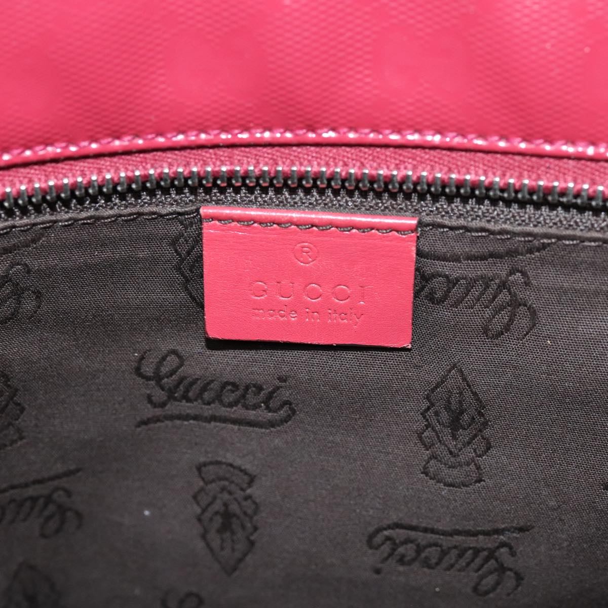 GUCCI GG Canvas Tote Bag Red 211138 hk1291