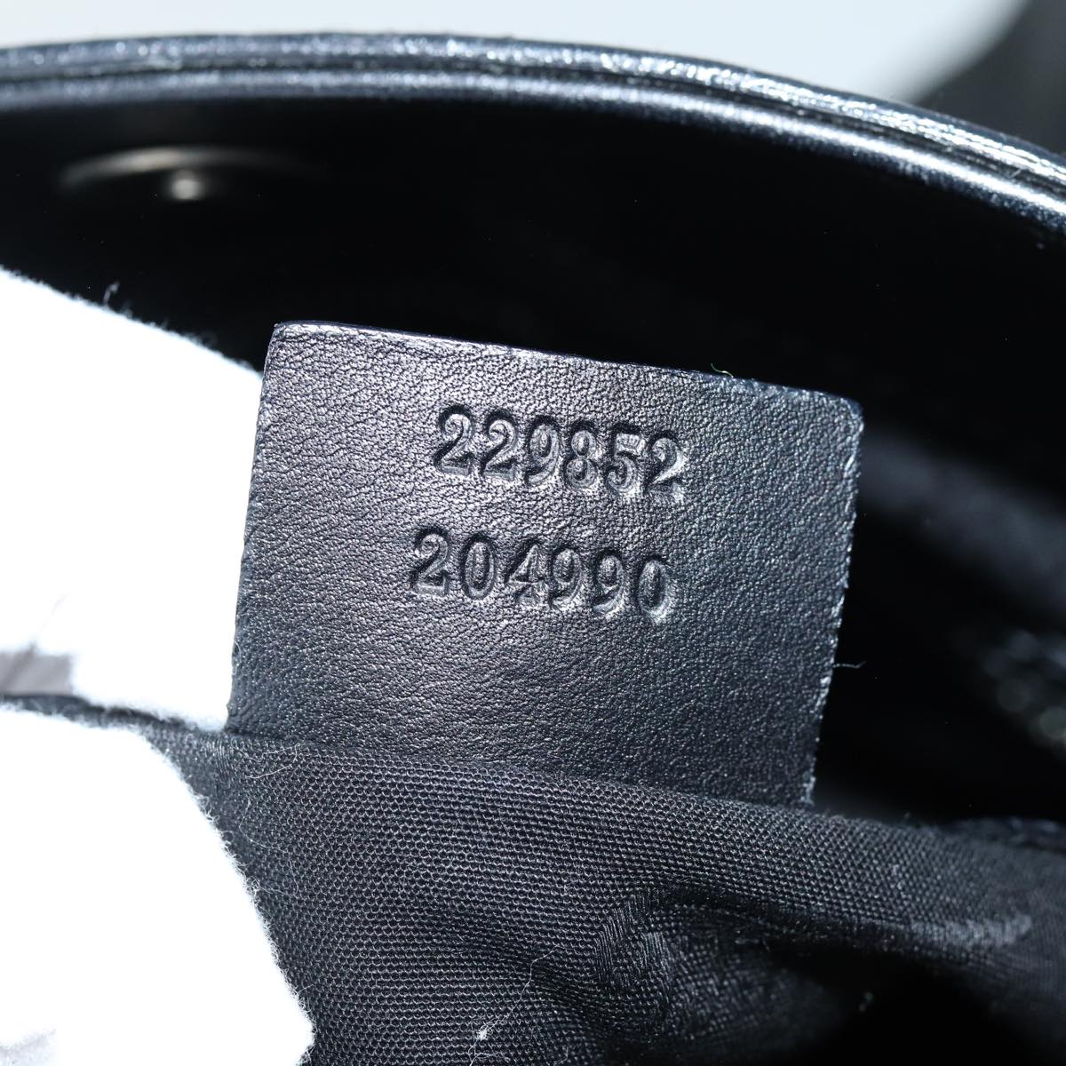 GUCCI GG Canvas Guccissima Horsebit Tote Bag Black 229852 hk1292