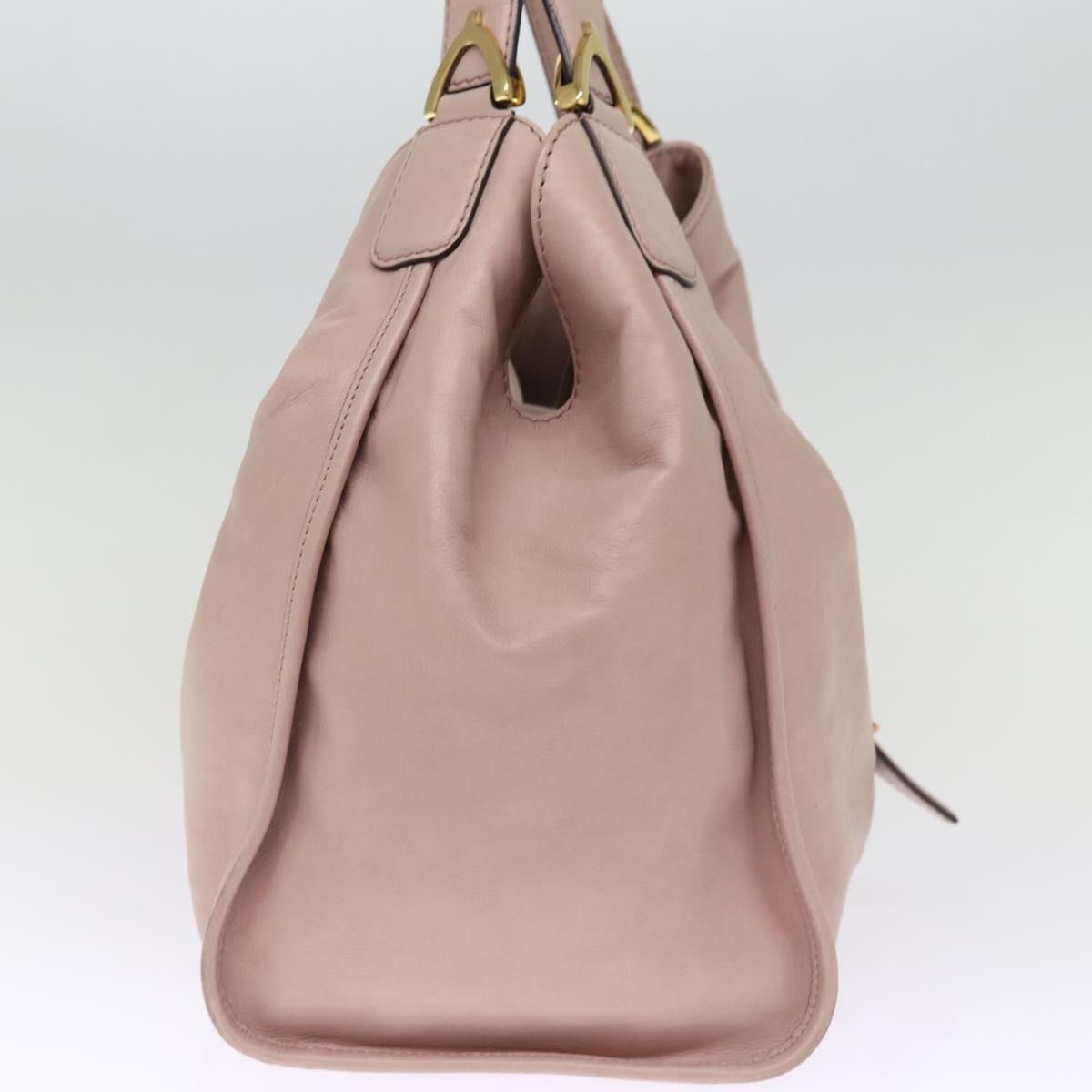 GUCCI Tote Bag Leather Pink 296856 hk1293