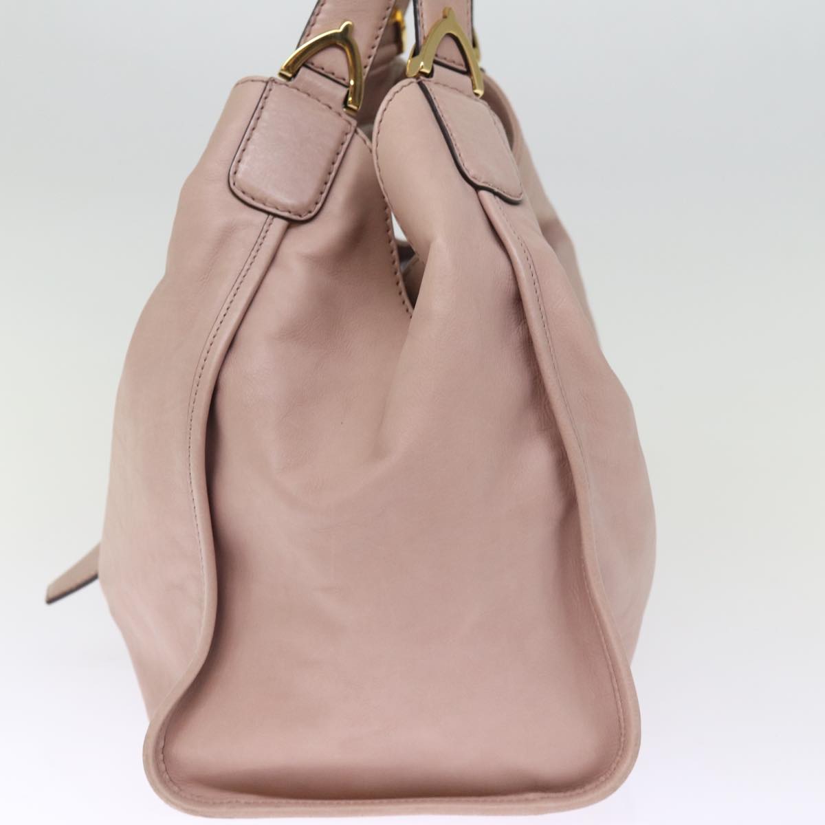 GUCCI Tote Bag Leather Pink 296856 hk1293