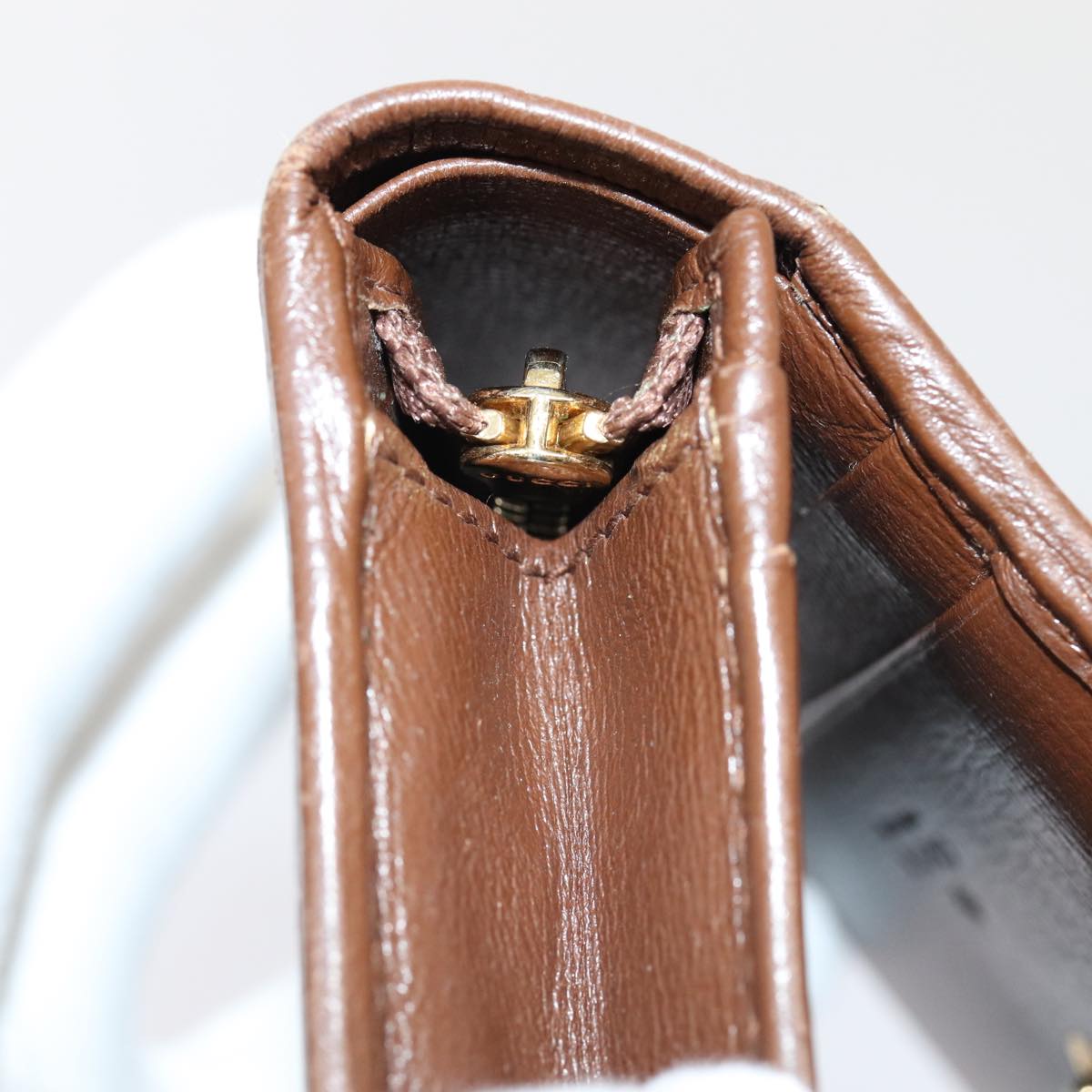 GUCCI Horsebit GG Supreme Compact Wallet PVC Beige 621887 hk1408
