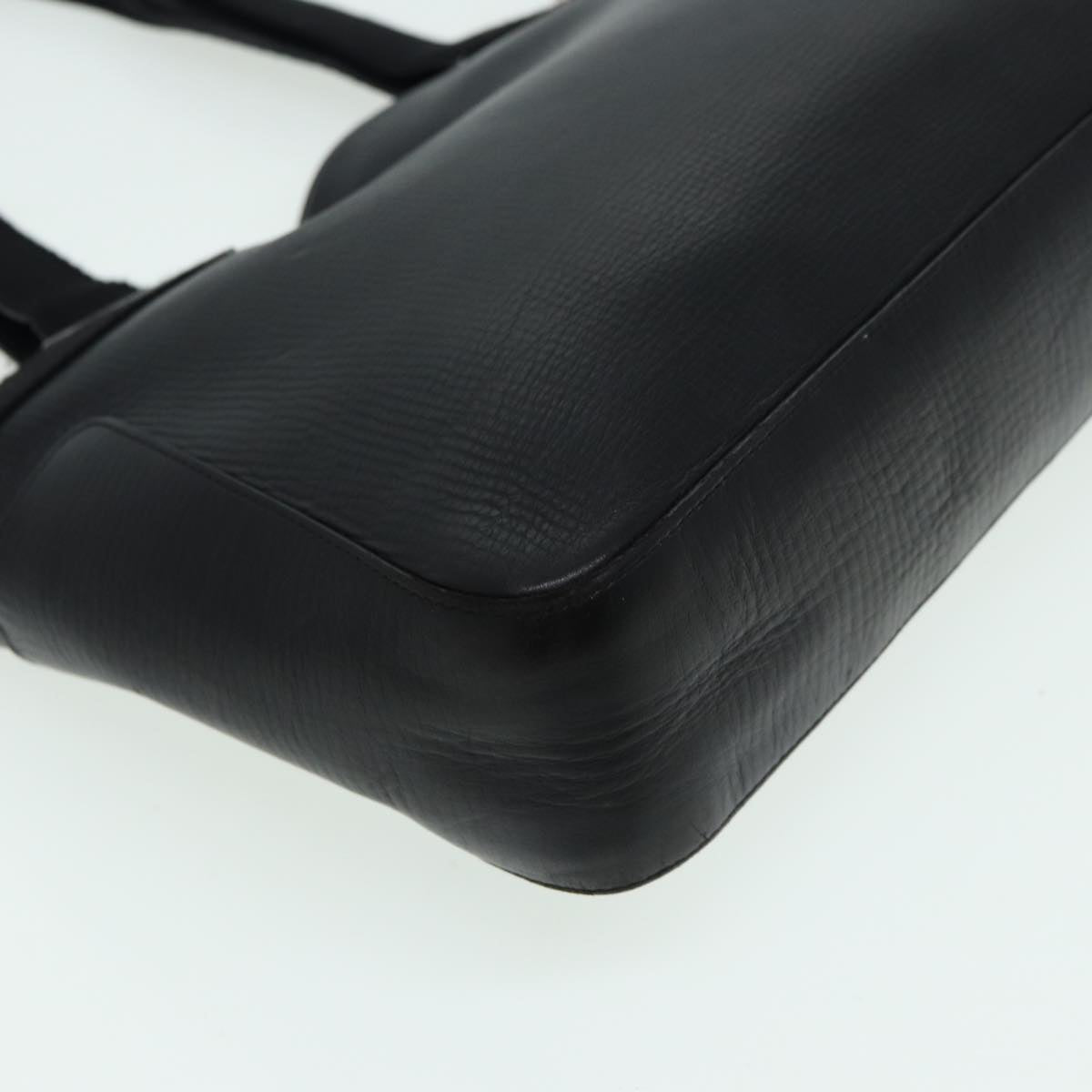 GUCCI Tote Bag Leather Black 73983 hk1431