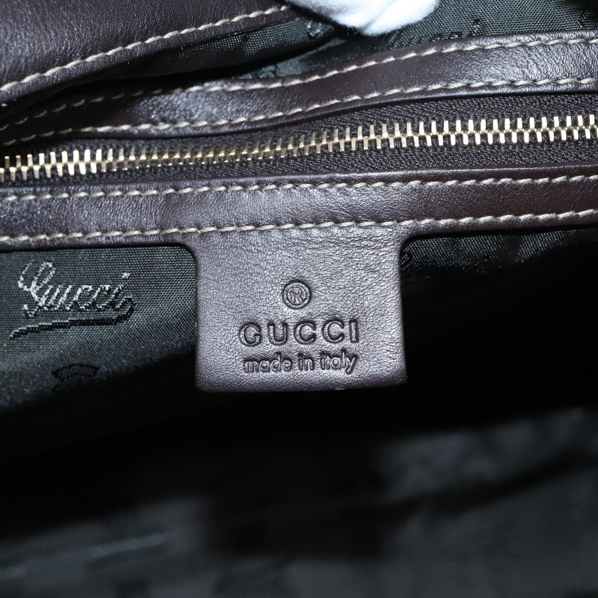 GUCCI GG Crystal Hand Bag Beige 197020 hk1447