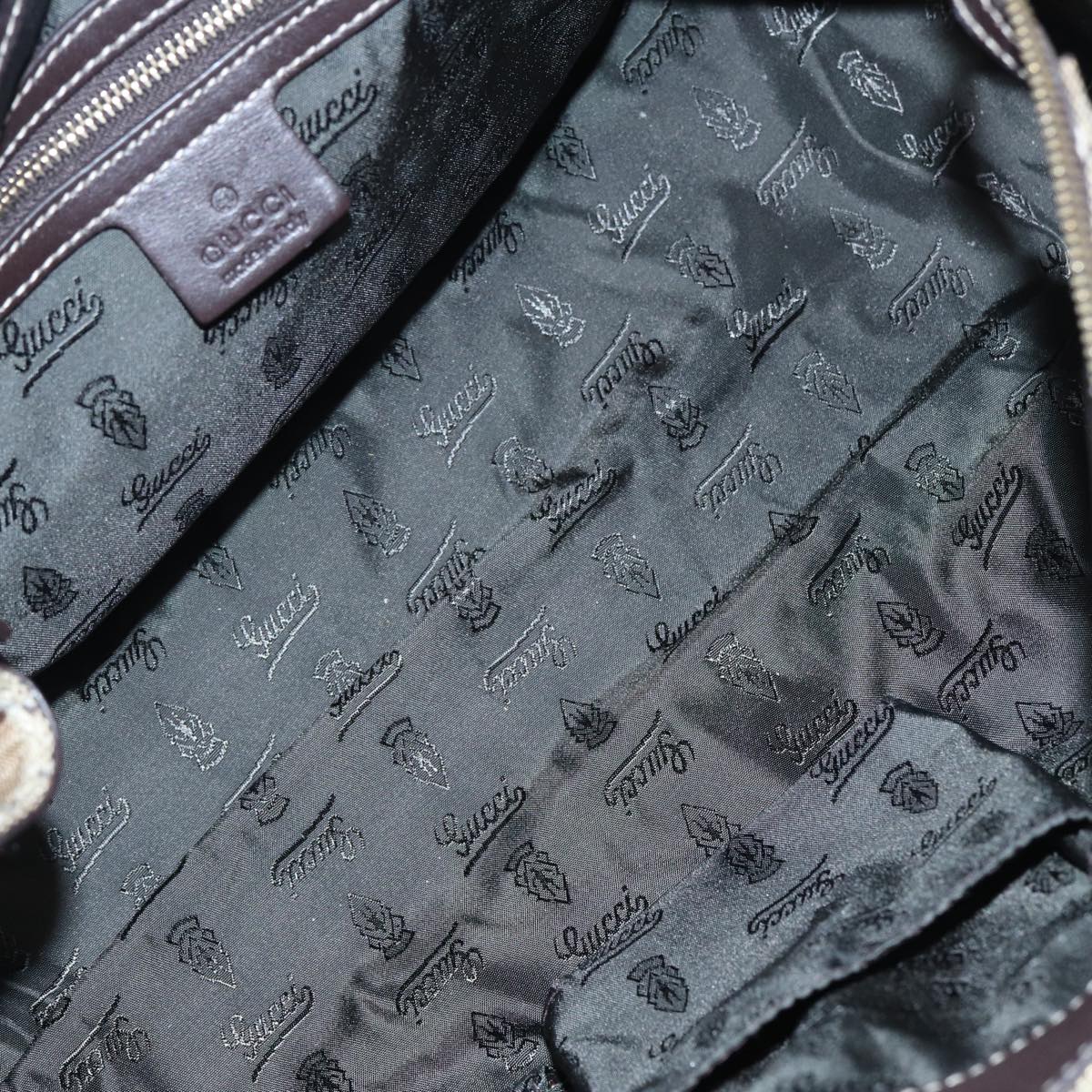 GUCCI GG Crystal Hand Bag Beige 197020 hk1447