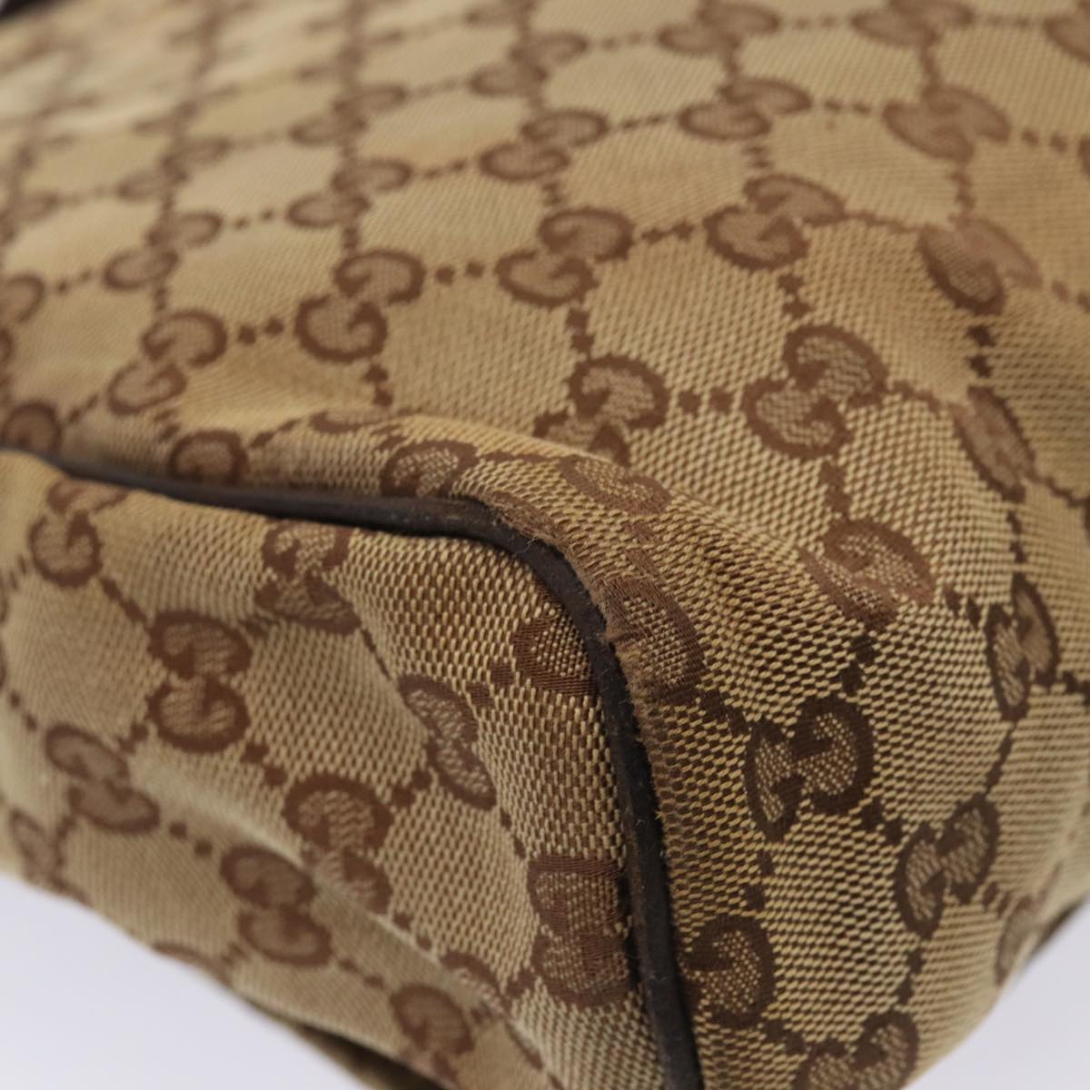 GUCCI GG Canvas Shoulder Bag Beige 146236 hk1458