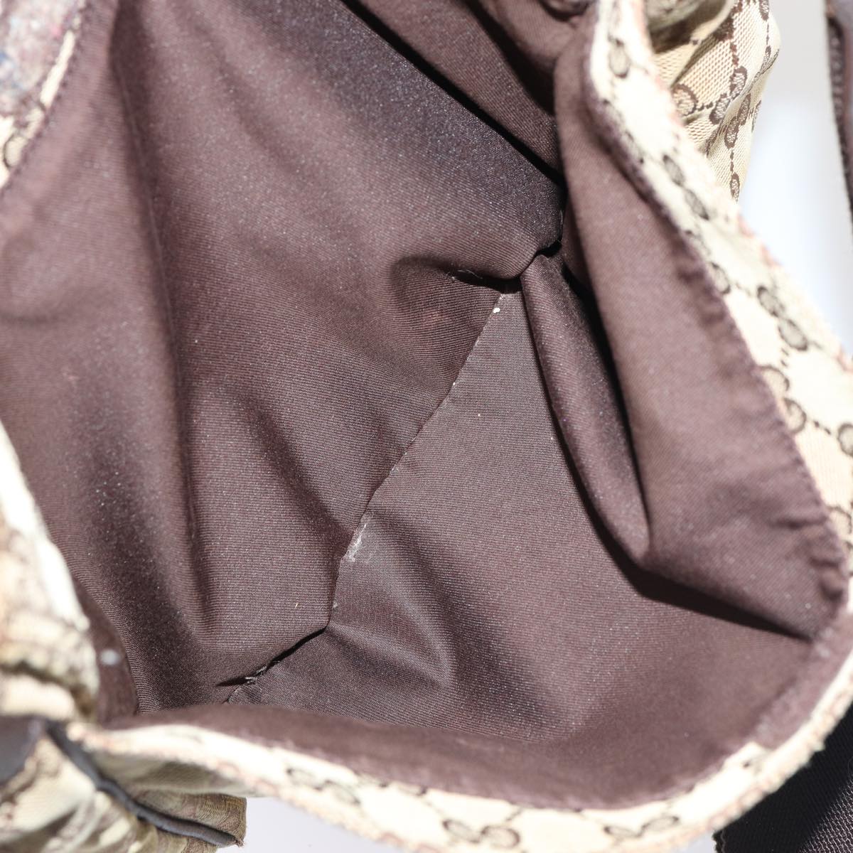 GUCCI GG Canvas Shoulder Bag Beige 146236 hk1458