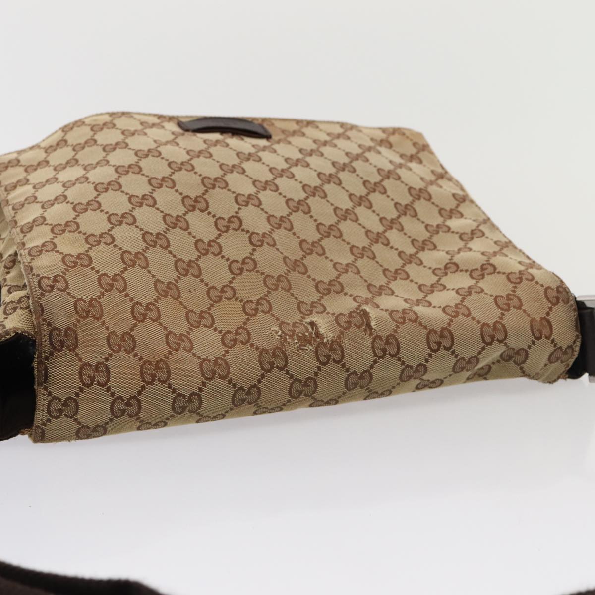 GUCCI GG Canvas Shoulder Bag Beige 146236 hk1458