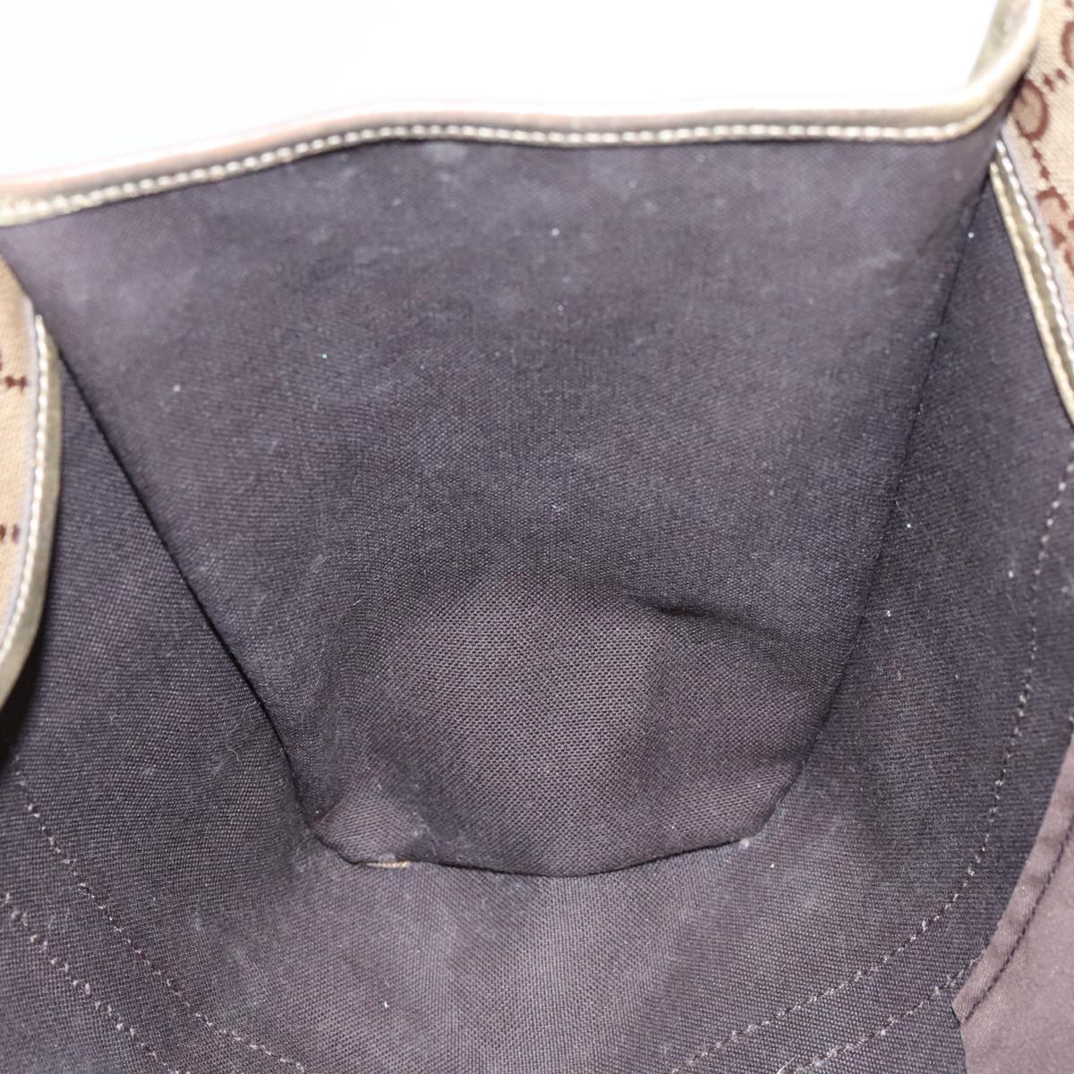 GUCCI GG Crystal Jackie Hand Bag Beige Gold 203494 hk1741