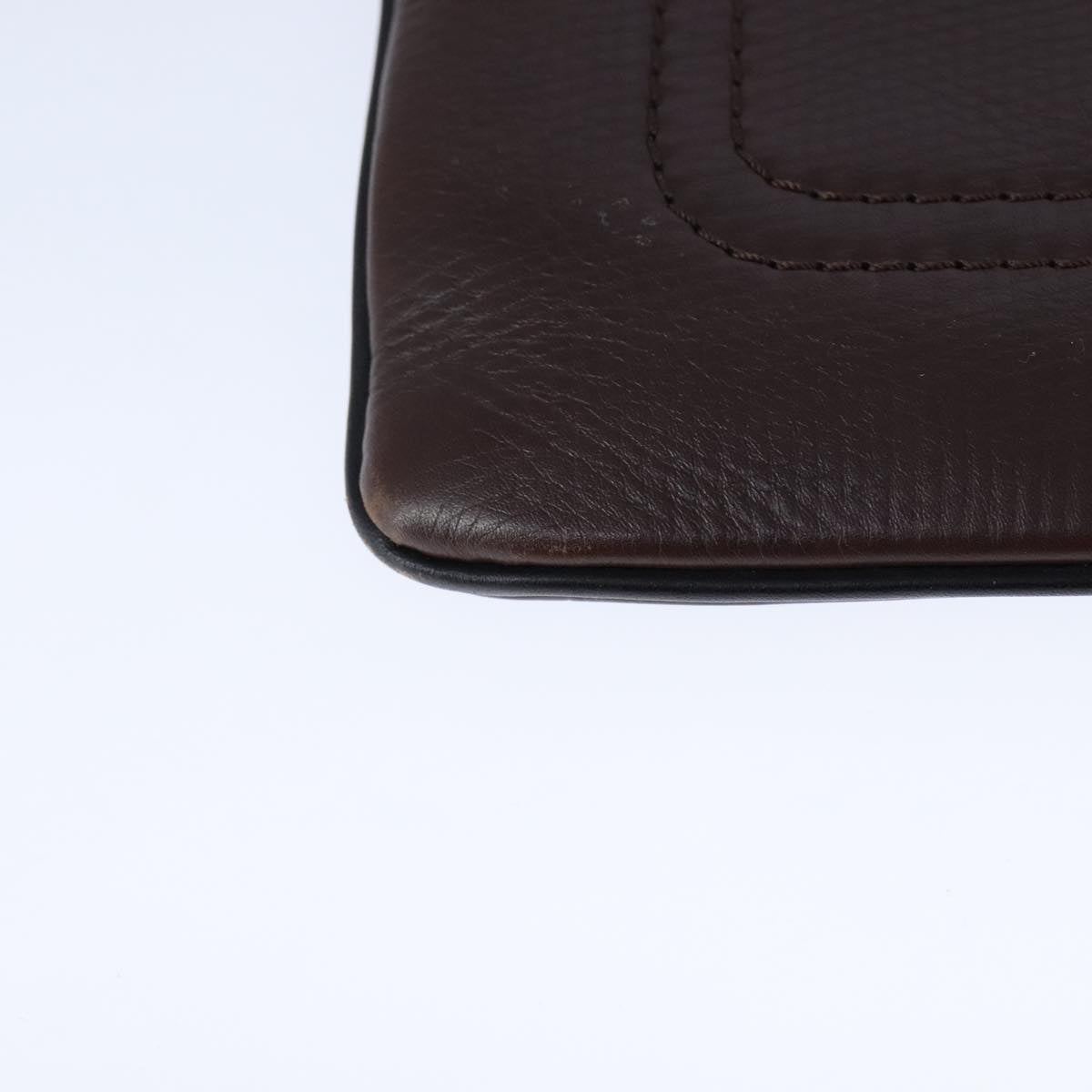 LOUIS VUITTON Utah Shawnee MM Shoulder Bag Leather Brown M93453 LV hk1878