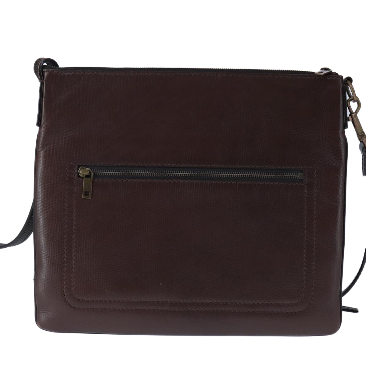LOUIS VUITTON Utah Shawnee MM Shoulder Bag Leather Brown M93453 LV hk1878